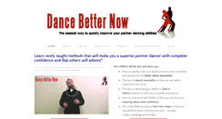 Desktop Screenshot of dancebetternow.com